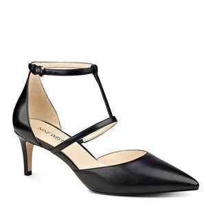 Nine West "Sasha" T-strap Pumps, Size 10M